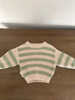 3 Little Crowns Chunky Knit Sweater 0-3 months